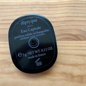Diptyque Solid Perfume Eau Capitale case & bag only